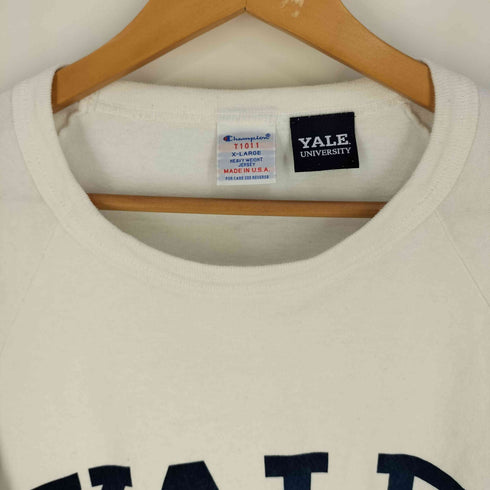 チャンピオン Champion USA製 T1011 YALE HEAVY WEIGHT JERSEY ロングスリーブTシャツ メンズ import:XL