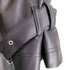 ハレ HARE 24aw レザートレンチコート メンズ MEDIUM