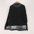 ザラ ZARA ニットコンビレザージャケット メンズ import:L