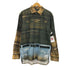 ザラ ZARA トロンプルイユプリントシャツ メンズ import:M