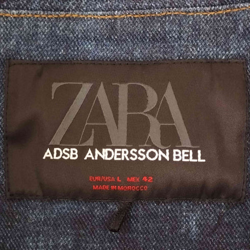 ザラ ZARA コンビデニムジャケット メンズ import:L
