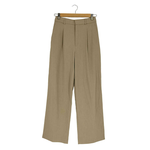 ユニクロ UNIQLO タックワイドパンツ レディース JPN:M