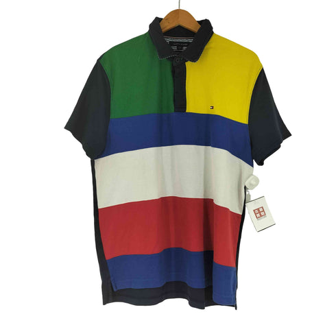 トミーヒルフィガー TOMMY HILFIGER マルチカラー S/S Tシャツ メンズ import:L