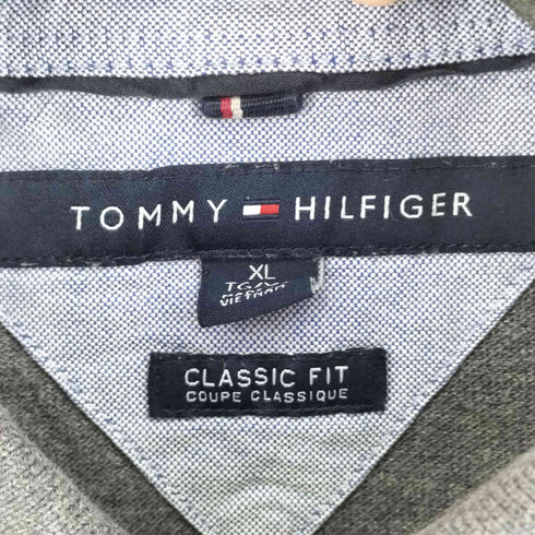 トミーヒルフィガー TOMMY HILFIGER ワンポイント刺繍 S/S Tシャツ メンズ import:XL