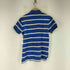 ポロバイラルフローレン Polo by RALPH LAUREN CUSTOM FIT スモールポニー刺繍 S/S ボーダーポロシャツ メンズ import:M