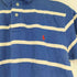 ポロバイラルフローレン Polo by RALPH LAUREN CUSTOM FIT スモールポニー刺繍 S/S ボーダーポロシャツ メンズ import:M
