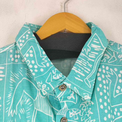 クイックシルバー Quiksilver 総柄 S/S シャツ メンズ import:M