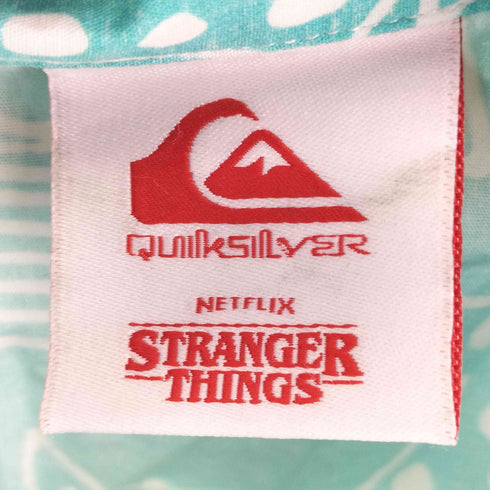 クイックシルバー Quiksilver 総柄 S/S シャツ メンズ import:M