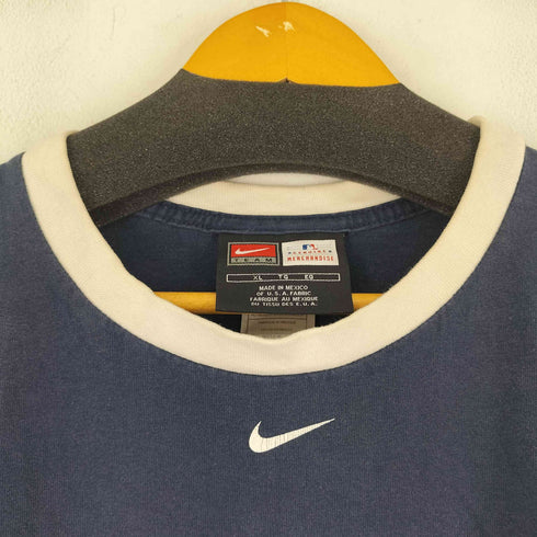 ナイキ NIKE 00S フロントプリント S/S リンガーTシャツ メンズ import:XL
