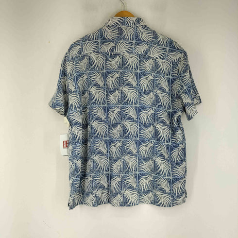 ナットナスト NAT NAST シルク混 ボタニカル柄 S/S シャツ メンズ import:L