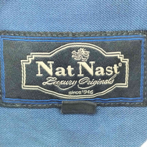 ナットナスト NAT NAST シルク混 ボタニカル柄 S/S シャツ メンズ import:L