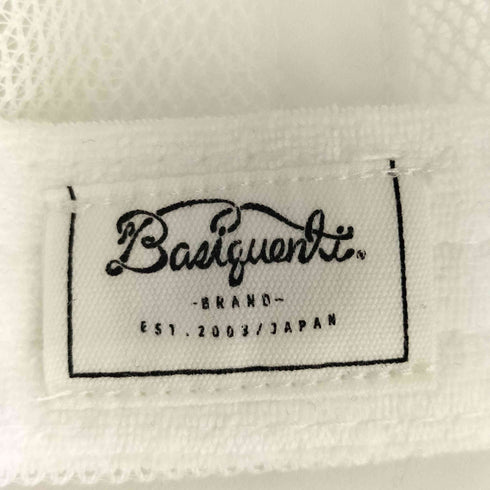 ベーシックエンティ BASIQUENTI キャラクター刺繍 ダメージ加工メッシュキャップ レディース