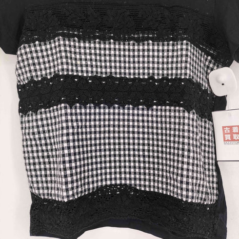トリココムデギャルソン tricot COMME des GARCONS 14SS plaid t-shirt レディース JPN:S