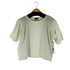 トリココムデギャルソン tricot COMME des GARCONS 14SS ワイドショルダーティアードクロップド S/S Tシャツ レディース JPN:S