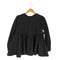 ピッチン PICCIN フロッキードットペプラムブラウス レディース JPN:S
