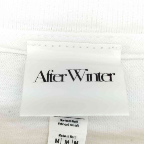 After Winter ロゴプリントクルーネックTシャツ メンズ JPN:M