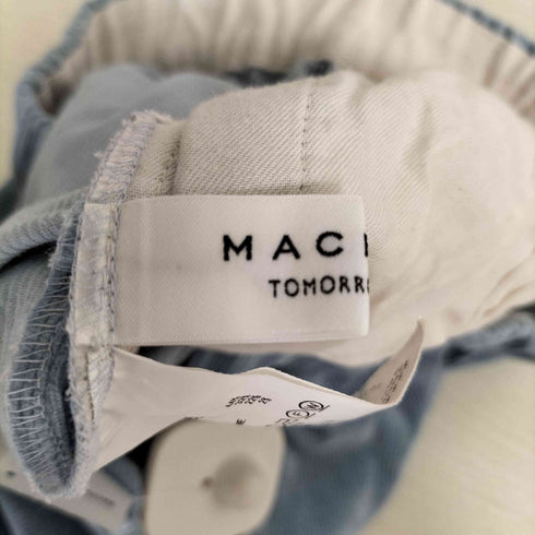 マカフィー MACPHEE ストレッチコーデュロイ イージーストレートパンツ レディース 32