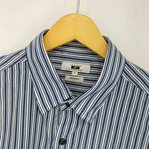 ジョセフアボード JOSEPH ABBOUD 刺繍ロゴ オーガニック ソアロンサッカーシャツ メンズ L