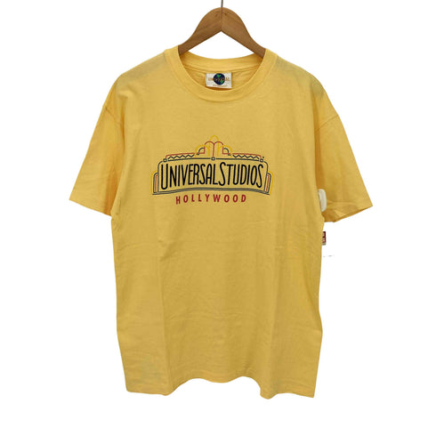 90S USA製 HOLLYWOOD 企業ロゴ S/S クルーネック Tシャツ シングルステッチ メンズ import:L