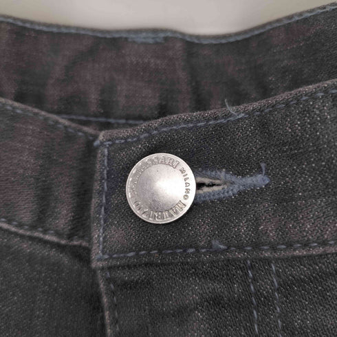 マウリツィオバルダサーリ MAURIZIO BALDASSARI ジッパーフライ スキニーデニムパンツ メンズ 52