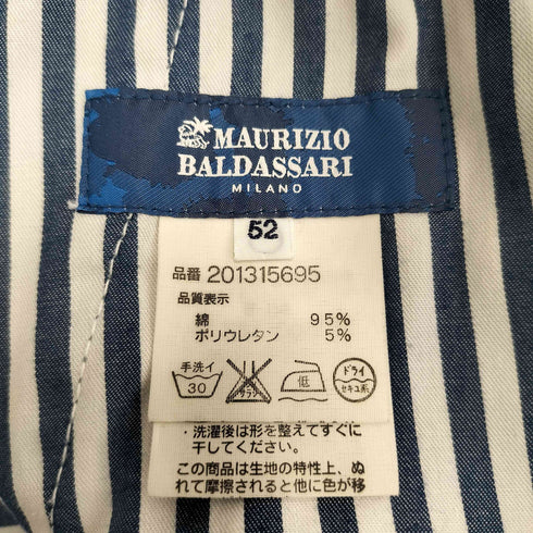 マウリツィオバルダサーリ MAURIZIO BALDASSARI ジッパーフライ スキニーデニムパンツ メンズ 52