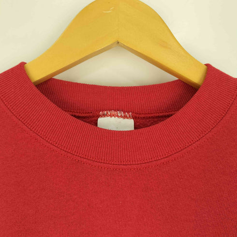 90s USA製 キャラクター刺繍 クルーネックスウェット メンズ import:XL
