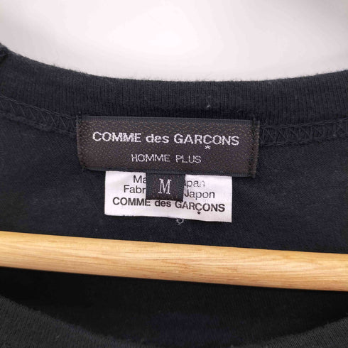 コムデギャルソンオムプリュス COMME des GARCONS HOMME PLUS AD2018 18AW WHITE SHOCK ホワイトショック期 プリント加工 総柄 アシンメトリー 立体裁断 Tシャツ メンズ JPN:M
