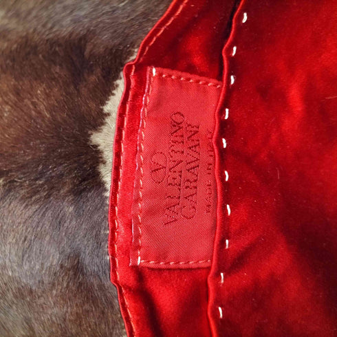 ヴァレンティノガラヴァーニ VALENTINO GARAVANI イタリア製 レザー切替 ハラコ トートバッグ レディース