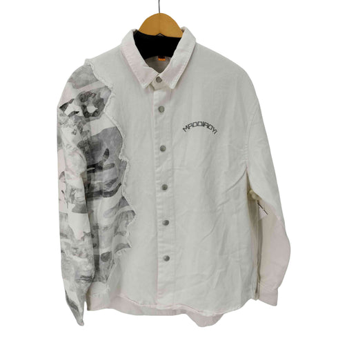 MAOQIAOYI L/S フロントドッキングデザインシャツ メンズ import:XL
