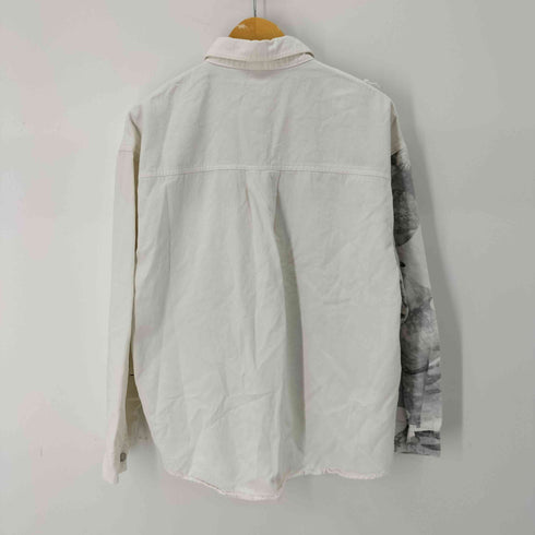 MAOQIAOYI L/S フロントドッキングデザインシャツ メンズ import:XL