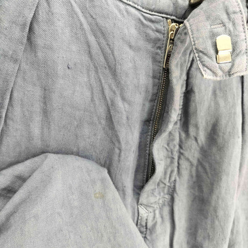 ジョルジオアルマーニ Giorgio Armani 16SS イタリア製 1タック リネン スラックス パンツ メンズ 46