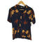 BONHOMME USA製 総柄 花柄 開襟 オープンカラー S/S アロハ シャツ レディース import:M