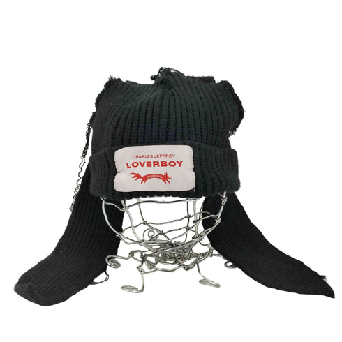 チャールズジェフリーラバーボーイ CHARLES JEFFREY LOVERBOY CHUNKY RABBIT BEANIE メンズ