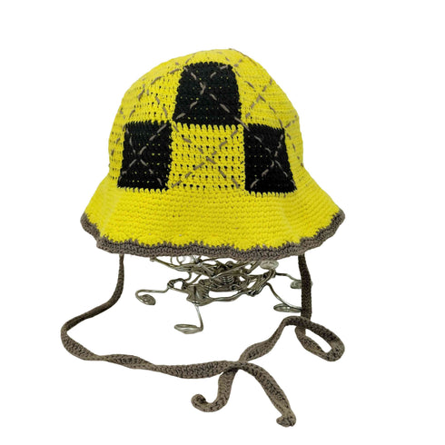 ワナ WANNA Crochet Flag Knit hat メンズ