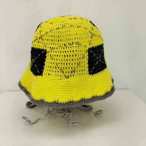 ワナ WANNA Crochet Flag Knit hat メンズ