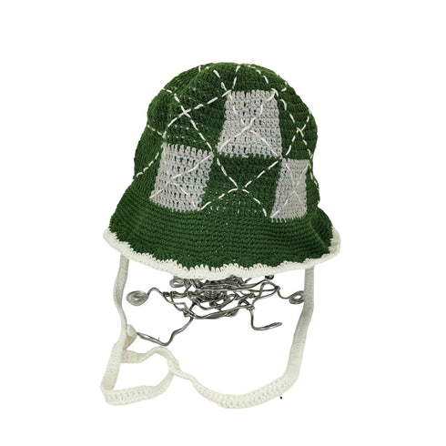 ワナ WANNA Crochet Flag Knit hat メンズ