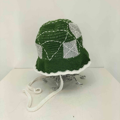 ワナ WANNA Crochet Flag Knit hat メンズ