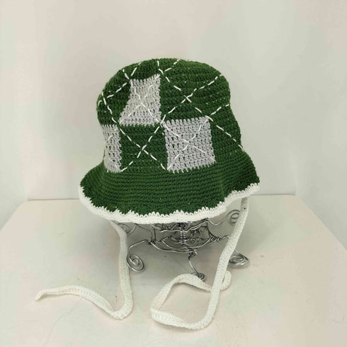 ワナ WANNA Crochet Flag Knit hat メンズ