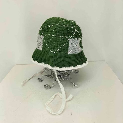 ワナ WANNA Crochet Flag Knit hat メンズ