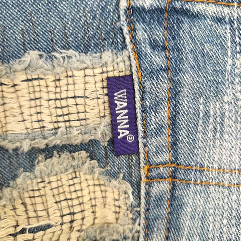 ワナ WANNA L.F.S.E 55 Distressed JEANS メンズ