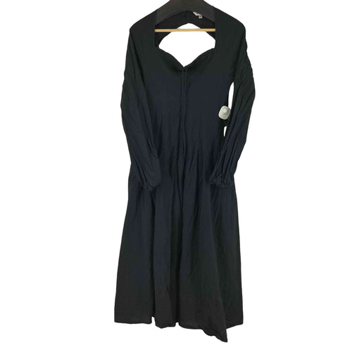 マウジー moussy OPEN NECK TUCK DRESS レディース FREE