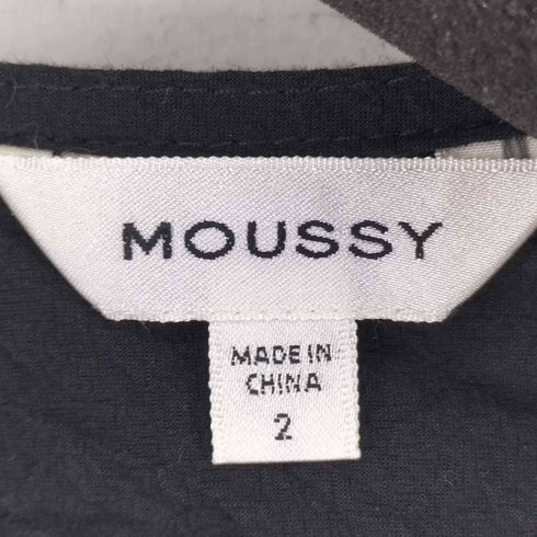 マウジー moussy OPEN NECK TUCK DRESS レディース FREE