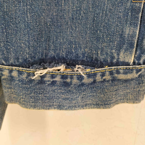 リーバイス Levis 50S-60S 後期 507XX 2nd デニムジャケット 紙パッチ期 ボタン裏刻印無し メンズ