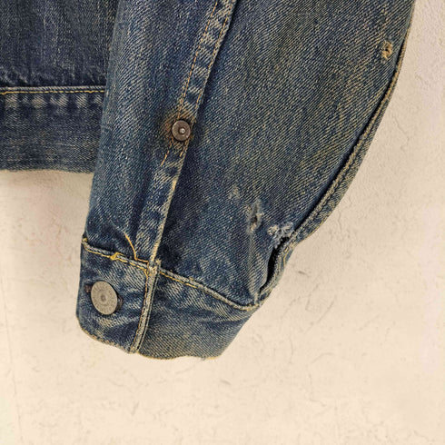 リーバイス Levis 50S-60S 後期 507XX 2nd デニムジャケット 紙パッチ期 ボタン裏刻印無し メンズ