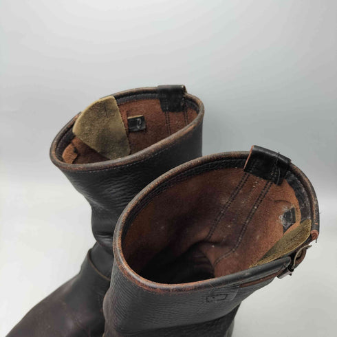 Golden Retriever レザー エンジニア ブーツ vibram ソール メンズ