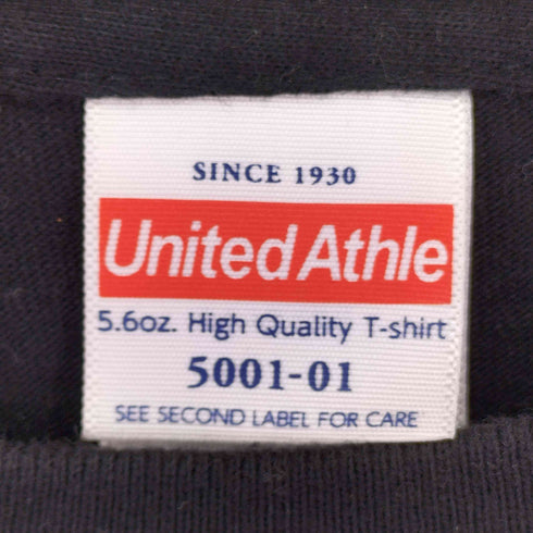 ユナイテッドアスレ UNITED ATHLE 両面プリント S/S Tシャツ メンズ JPN:L