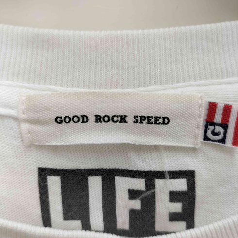 グッドロックスピード GOOD ROCK SPEED LIFE LONDON プリント S/S Tシャツ レディース FREE