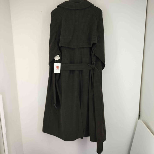 エマクローズ EMMA CLOTHES オーバーサイズメルトンダブルヨークラグラントレンチコート メンズ JPN:L