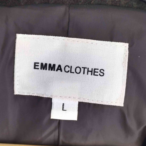 エマクローズ EMMA CLOTHES オーバーサイズメルトンダブルヨークラグラントレンチコート メンズ JPN:L