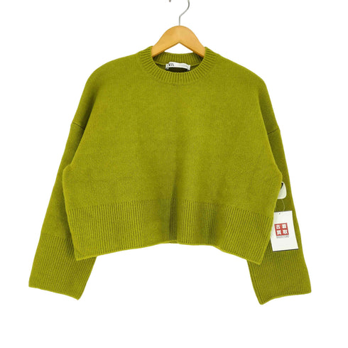 ザラ ZARA ベーシック無地ニットセーター レディース import:XS